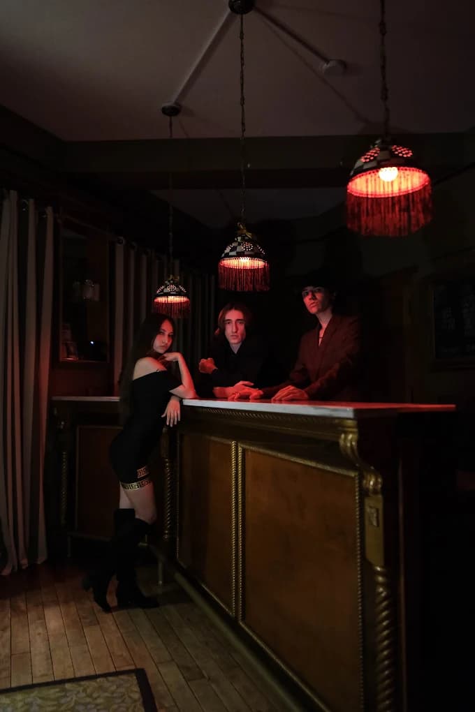 Red ambient lighting at bar at Nineteen 25 Denver Private Event Venue